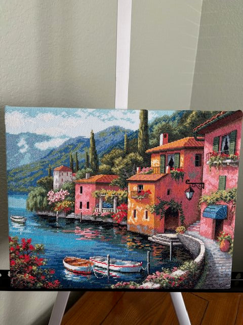 Lakeside Village Cross Stitch