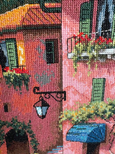Lakeside Village Cross Stitch