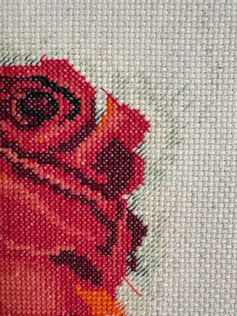 Red Rose Cross Stitch
