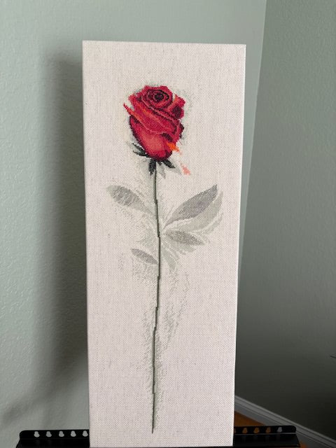 Red Rose Cross Stitch