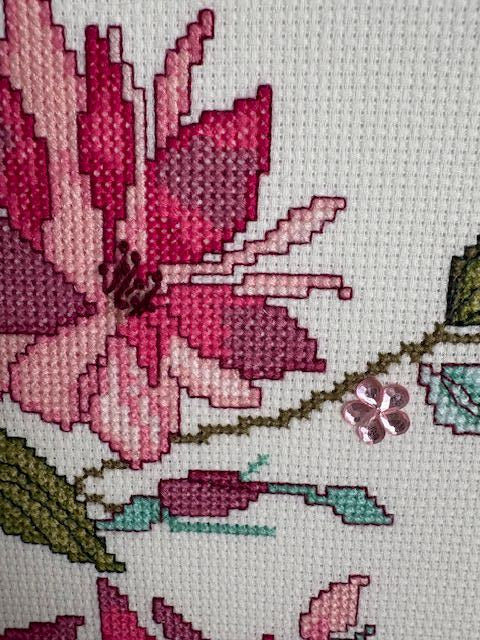 Pastel Floral Cross Stitch