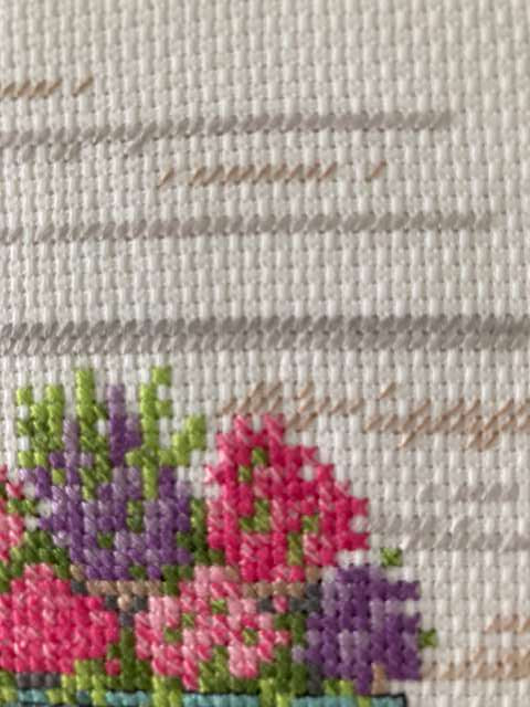 Flower Truck Cross Stitch
