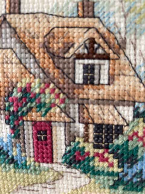 Serene Cottage Cross Stitch
