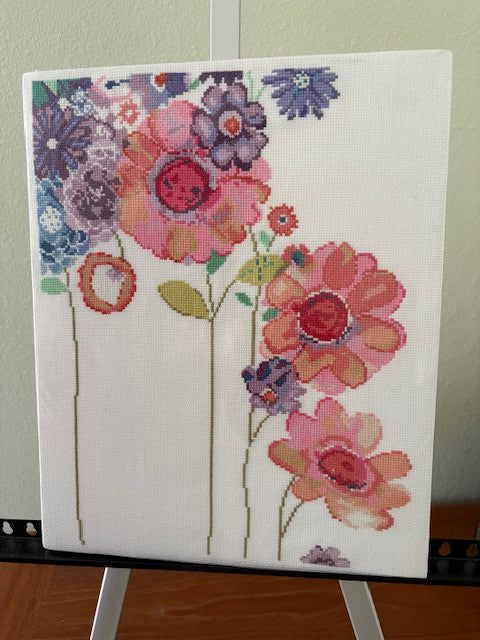 Watercolor Garden Cross Stitch