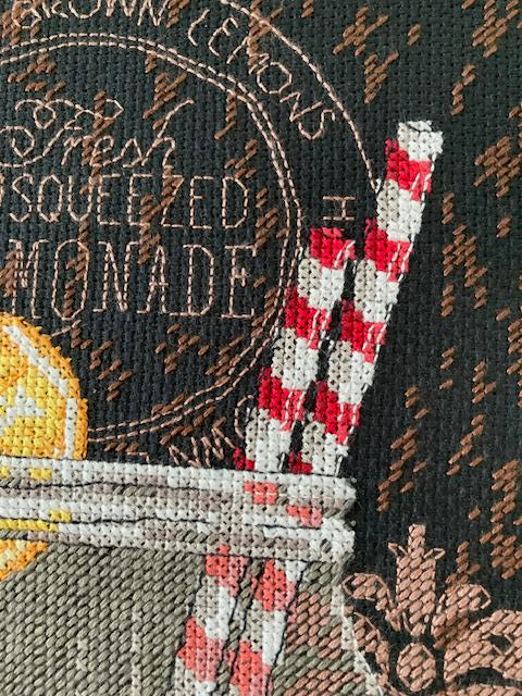 Lemonade Diner Cross Stitch
