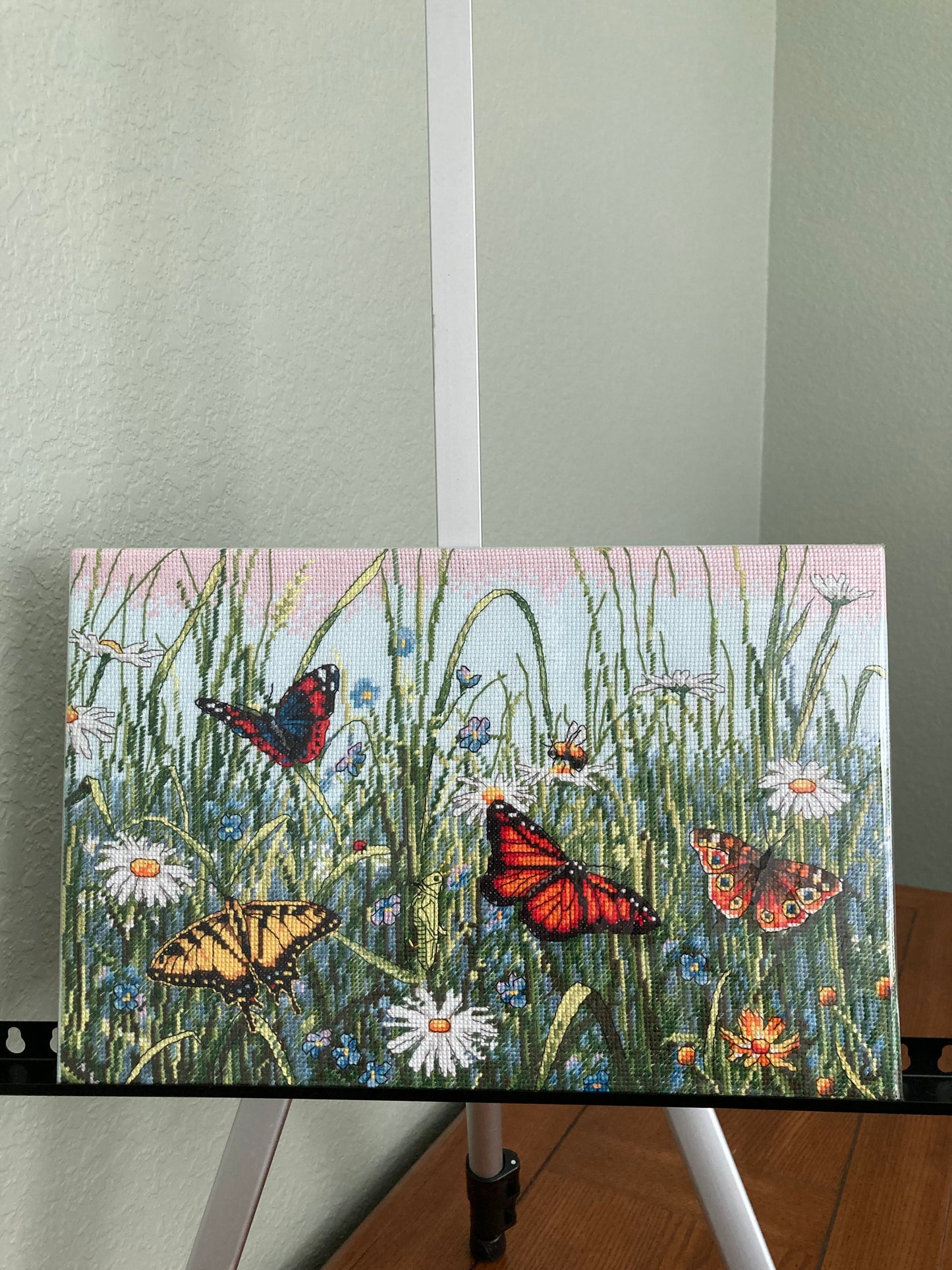 Field of Butterflies Cross Stitch