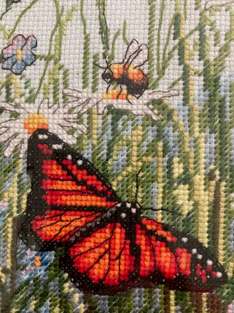 Field of Butterflies Cross Stitch