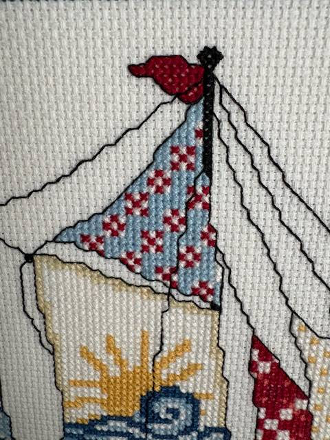 Quilts in a Bottle Cross Stitch