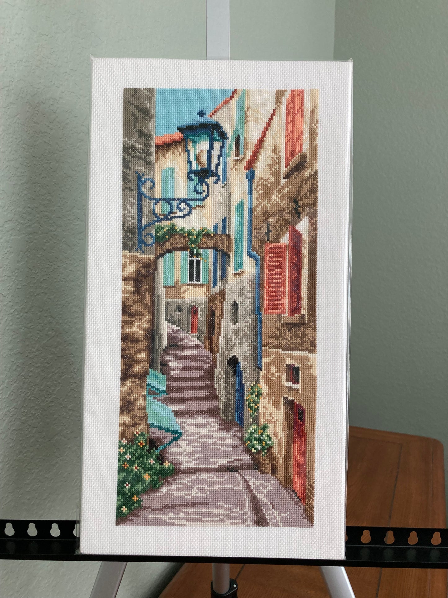 Lighted Italian Walkway Cross Stitch