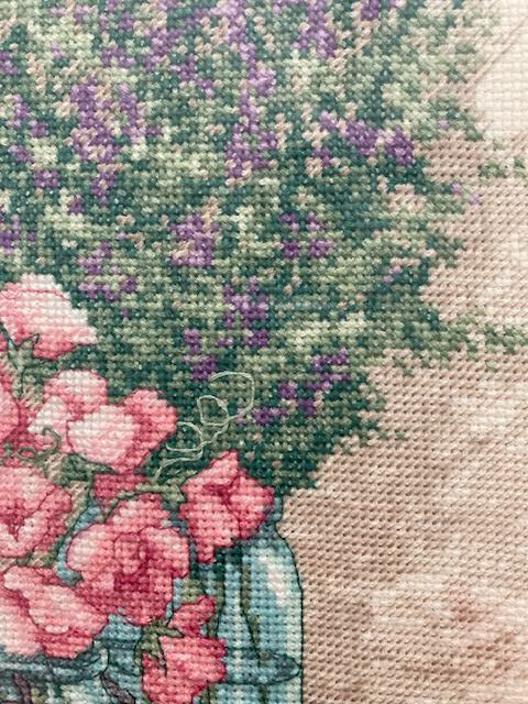 Mason Jar Line Up Cross Stitch