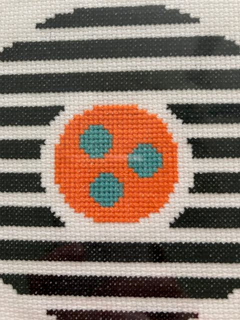Abstract Flower III Cross Stitch