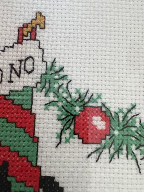 Ho Ho NO Cross Stitch