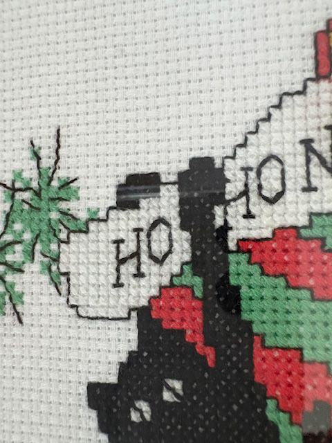 Ho Ho NO Cross Stitch