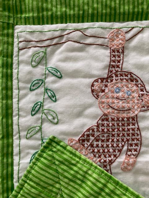 Monkey Handmade Quilt