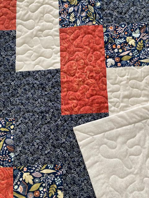Popping Florals II Handmade Quilt
