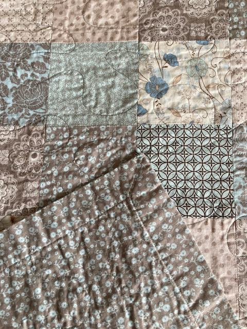 Simple Four Inch Squares II Handmade Quilt