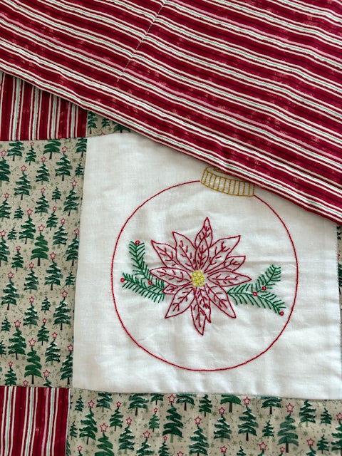 Christmas Ornaments II Handmade Quilt