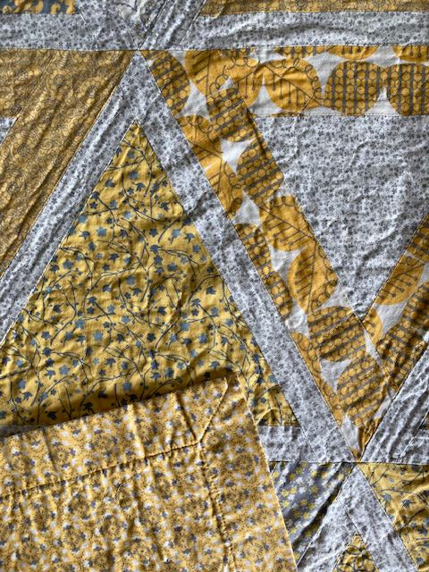 Triangles Handmade Quilt