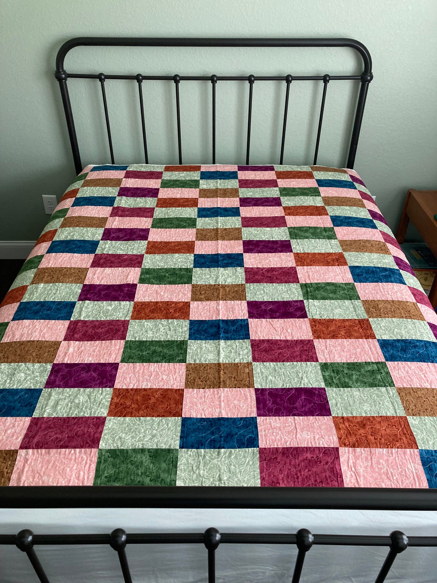Floral Medley Handmade Quilt