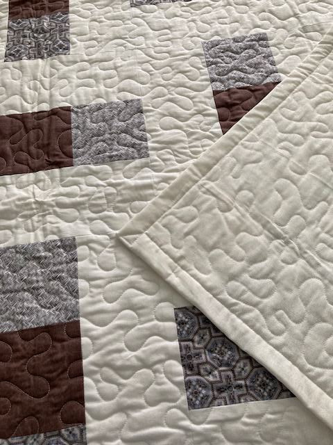 Brown Weave Handmade Quilt