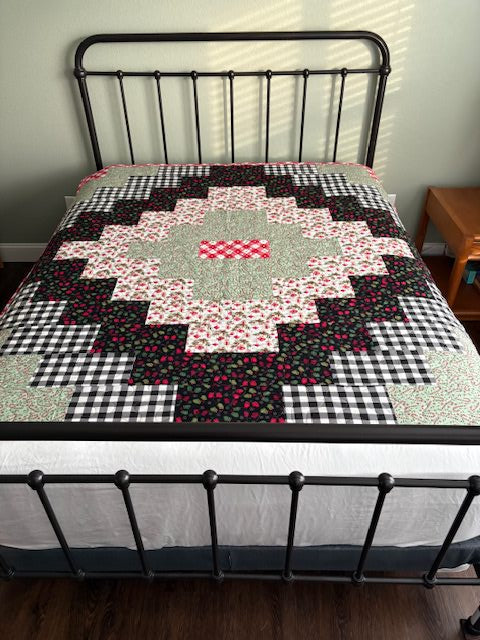 Diamonds and Diamonds III Christmas Handmade Quilt