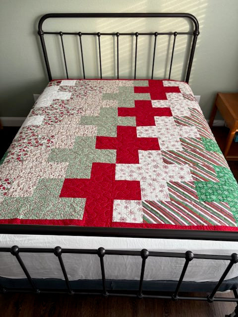 Mary Jane VIII Christmas Handmade Quilt