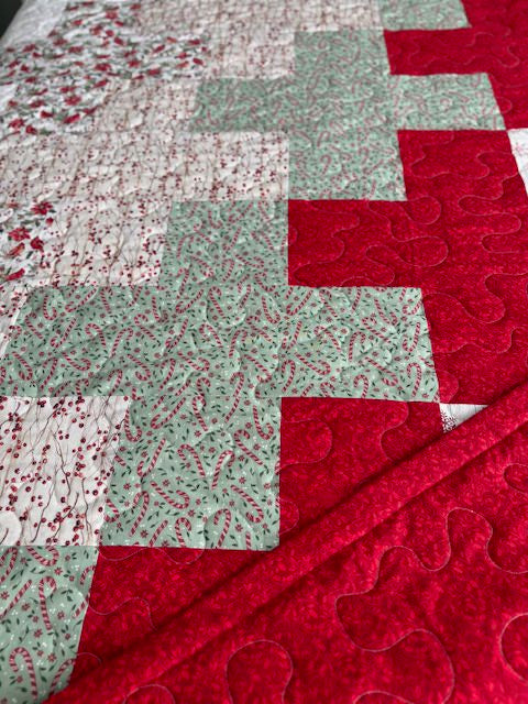 Mary Jane VIII Christmas Handmade Quilt