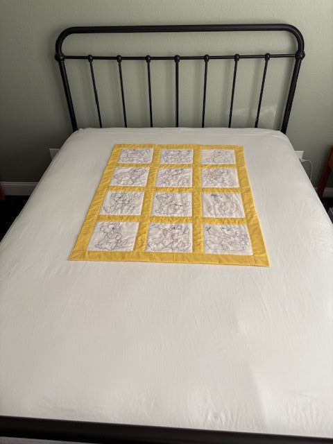 Baby Bears Handmade Quilt