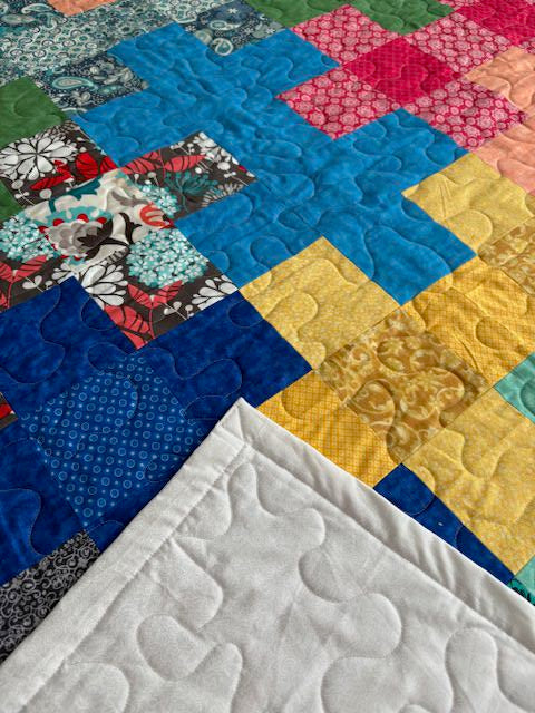 Puzzle Pieces II Handmade Quilt