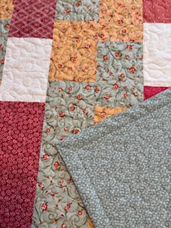 Fall Florals Handmade Quilt