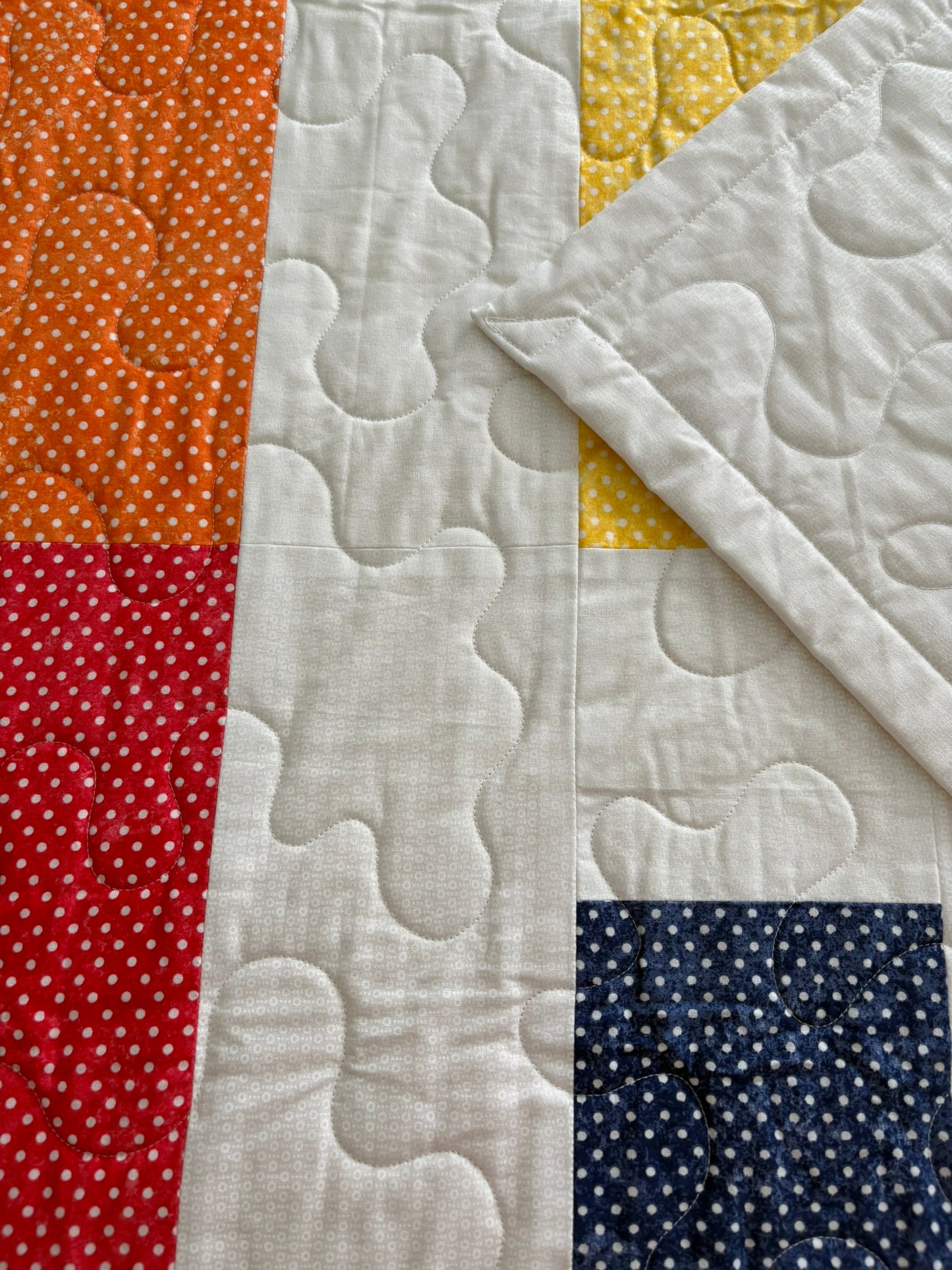 Polka Dots Galore Handmade Quilt