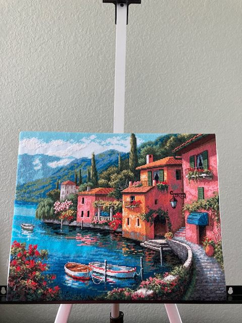 Lakeside Village Cross Stitch