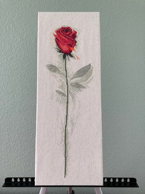 Red Rose Cross Stitch