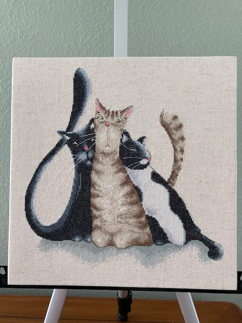 Kitty Trio Cross Stitch