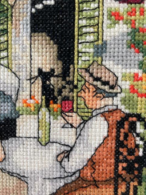 Cafe Dance Cross Stitch