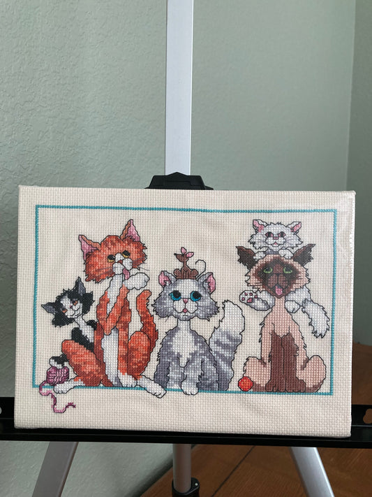 Home is Where the Cat Is Cross Stitch