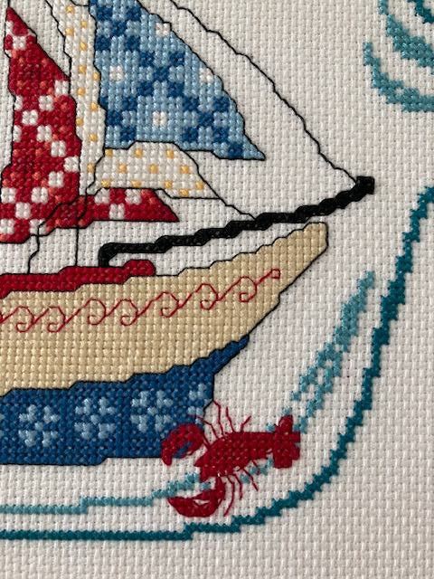 Quilts in a Bottle Cross Stitch