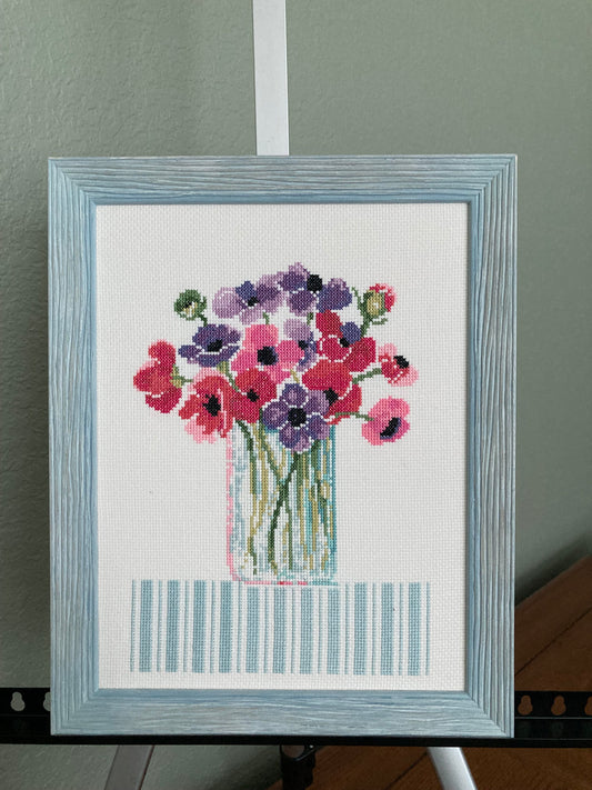 Anemones Cross Stitch