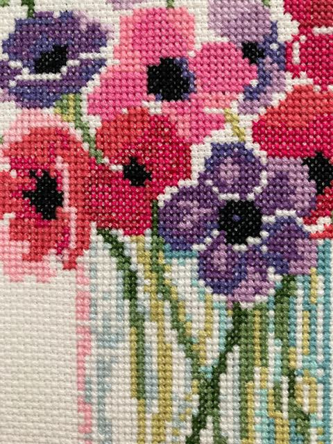 Anemones Cross Stitch