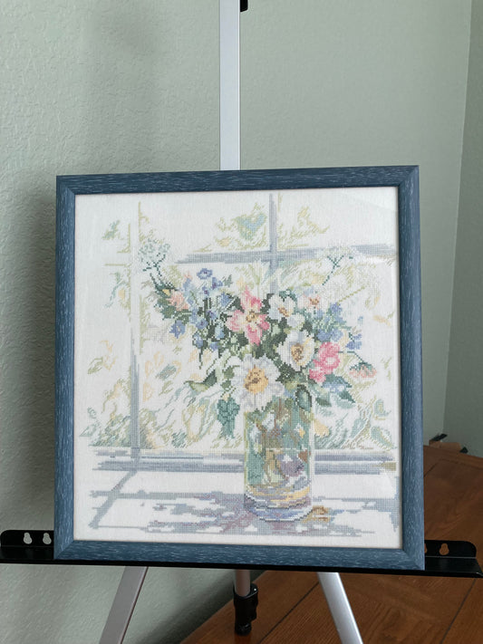 Floral Light Cross Stitch