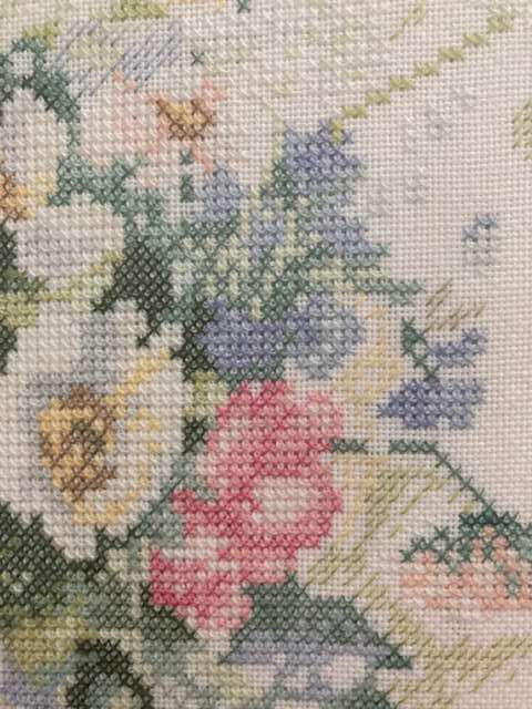 Floral Light Cross Stitch