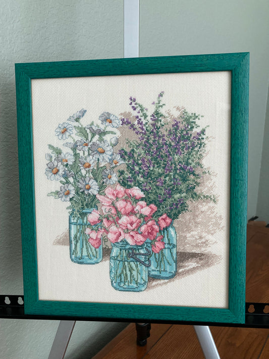 Wildflower Trio Cross Stitch