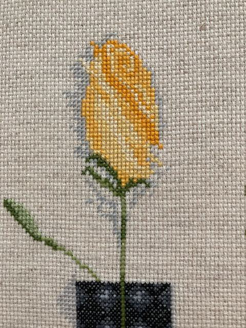 Rose Trio Cross Stitch