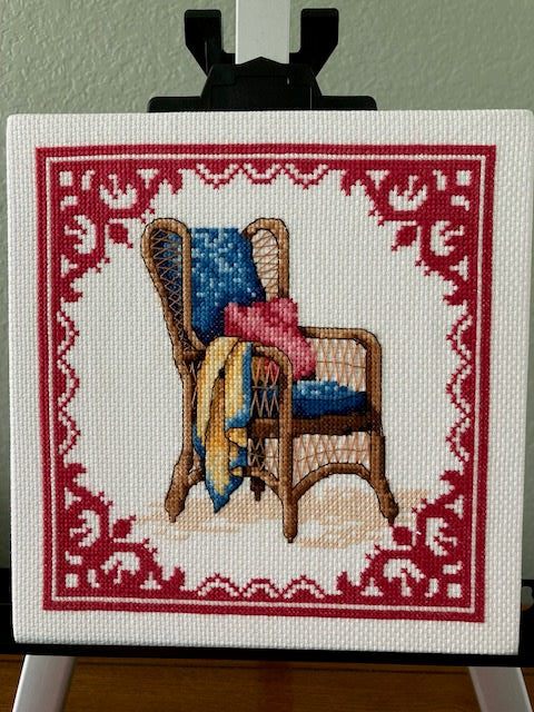 Front Porch Sitting I Cross Stitch