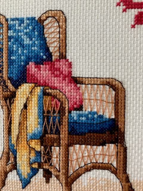 Front Porch Sitting I Cross Stitch