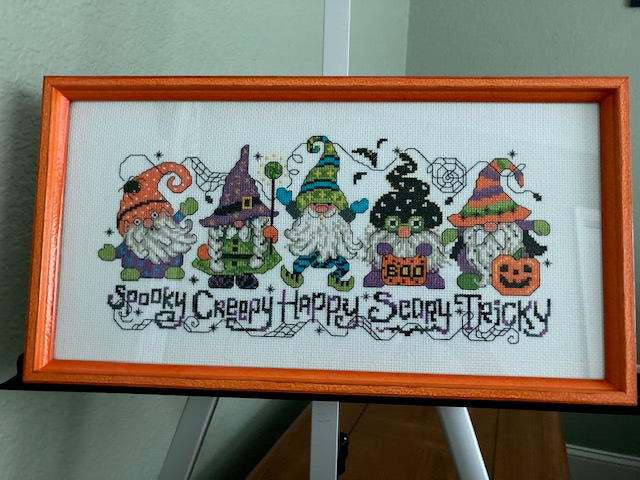 Halloween Gnomes Cross Stitch