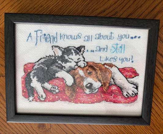 Best Friends Cross Stitch