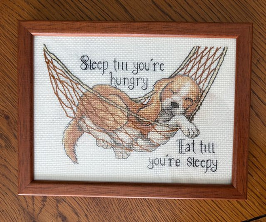 Nap Time Cross Stitch