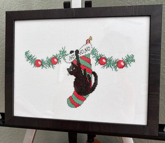 Ho Ho NO Cross Stitch