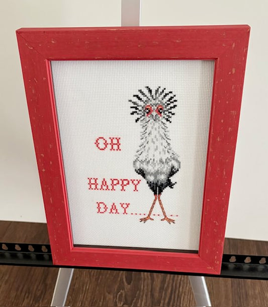Oh Happy Day Cross Stitch